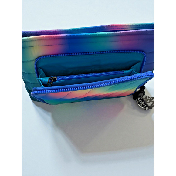 Think Royln Bank Street XL Crossbody w/ Pouch Bundle Blue Lagoon Ombre New w Tag - Picture 13 of 13